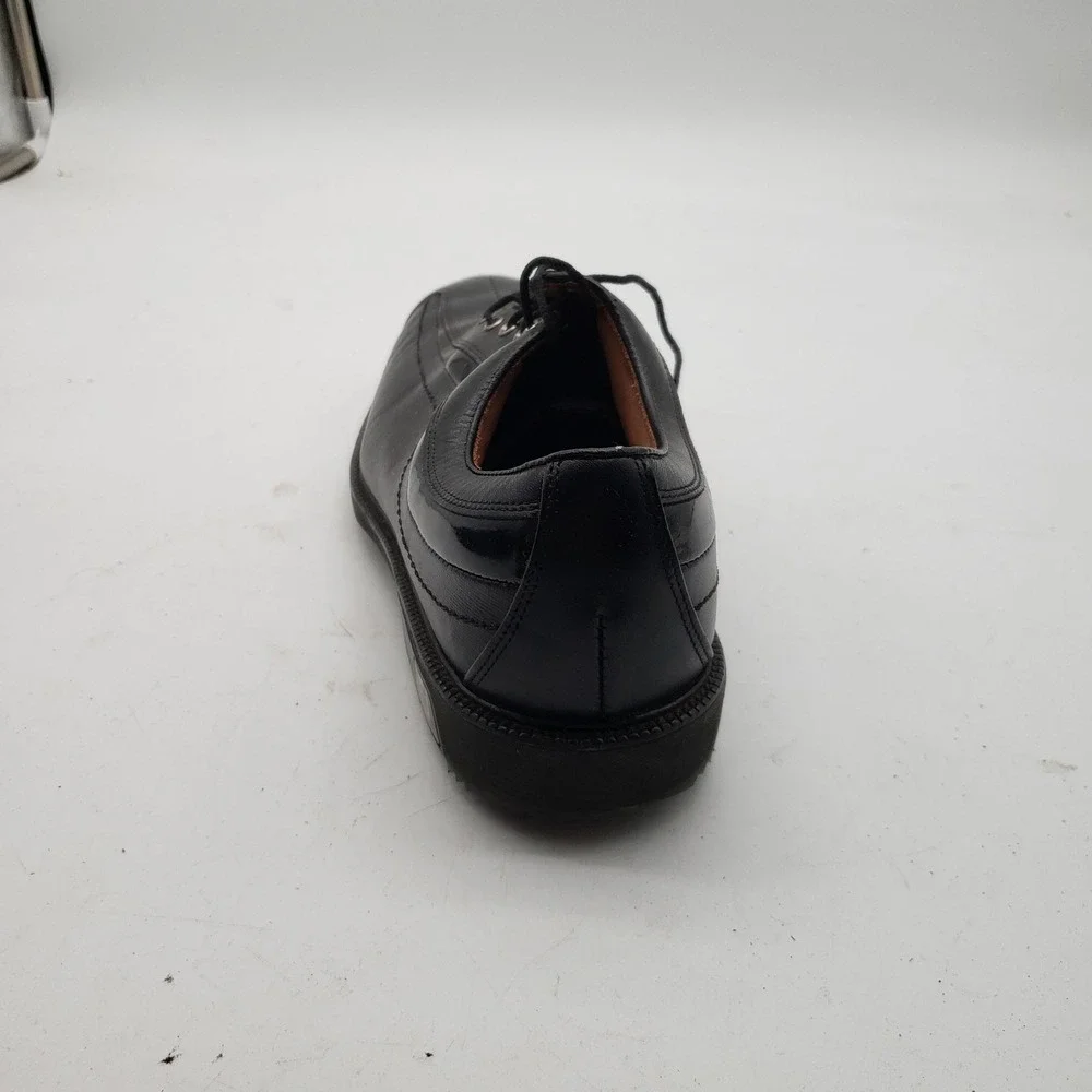 FootJoy Golf Shoes Mens Size 8 Black Leather Spiked Icon Athletic‎ 52366